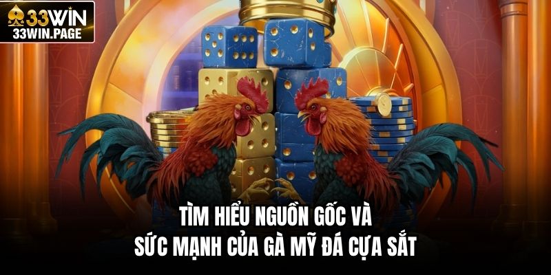 Tìm hiểu nguồn gốc và sức mạnh của gà Mỹ đá cựa sắt